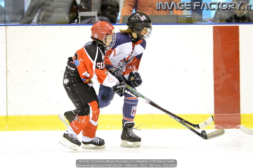 2015-02-15 Hockey Milano Rossoblu U12-Valpellice 0769 Maeve Tealdi